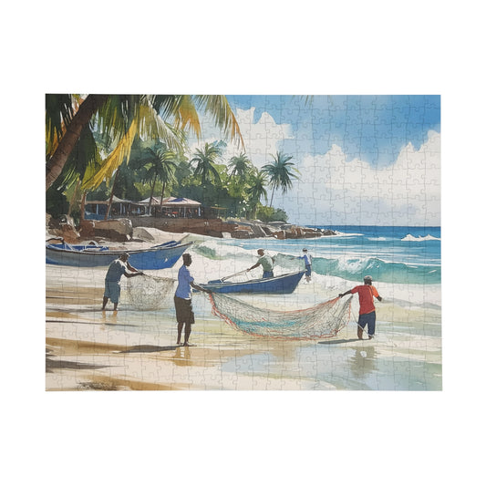 Tobago fishermen -Puzzle 500 piece