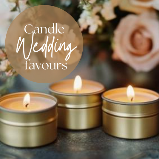 Wedding favours:  Candles