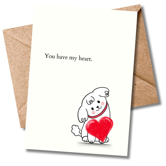 You have my heart Card download