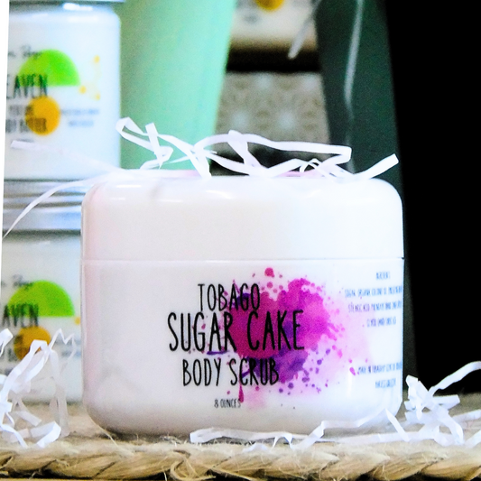 Tobago Sugar Cake Body Scrub.